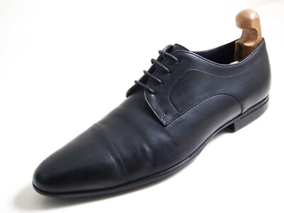 Boss Men’s Black Leather Derby Oxfords Size 11 Hugo Boss Firstclass Black Derby, Size 11 UK (12 US) | eBay main image 3