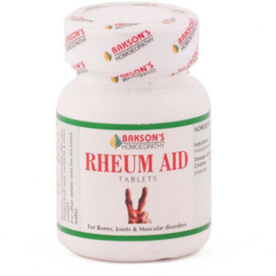 2 X Bakson Rheum Aid Tablets (75tab) LONG EXPIRY  WITH  FREE DELIVERY