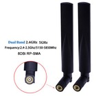 For WiFi 8dBi RP-SMA Jack Male 2.4GHz 5GHz 5.8GHz new Wireless Router Antennas