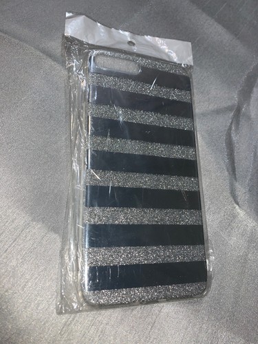 Glitter Powder Case - iPhone 7/8 plus - silver stripes/glitter - Picture 2 of 2