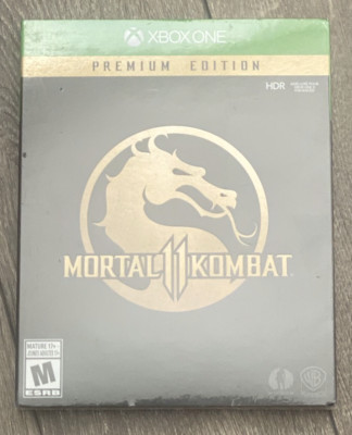 Mortal Kombat 11 Premium Edition Xbox One Steelbook w/ Slipcover NEW