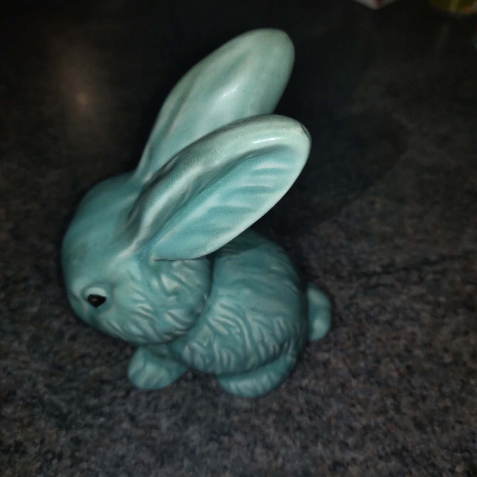 Vintage SylvaC Pottery Green Glazed Small Bunny Rabbit Figure eBay