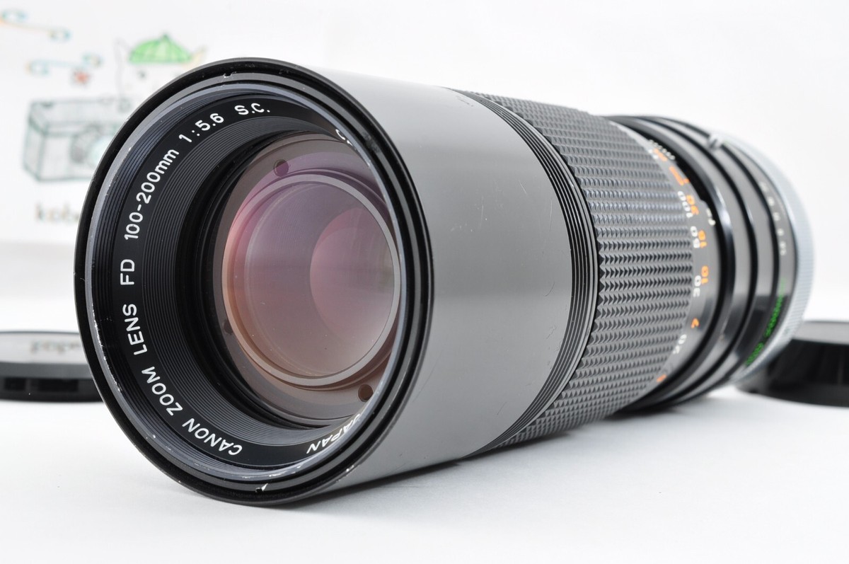 Canon FD 100-200mm f/5.6 S.C. Zoom Lens *Exc+3* Vintage Lens