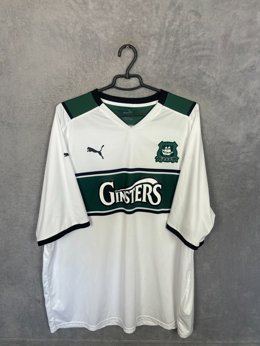 Plymouth Argyle Away football shirt 2021 2022 White Puma Mens