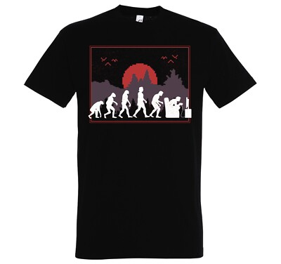 Youth Designz Herren T-Shirt  Fun Lustig Spruch Gaming Evolution Nerd Gamer Cool