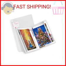 A3 Diamond Painting Storage Book, 60 Views Art Portfolio Presentations Folder wi