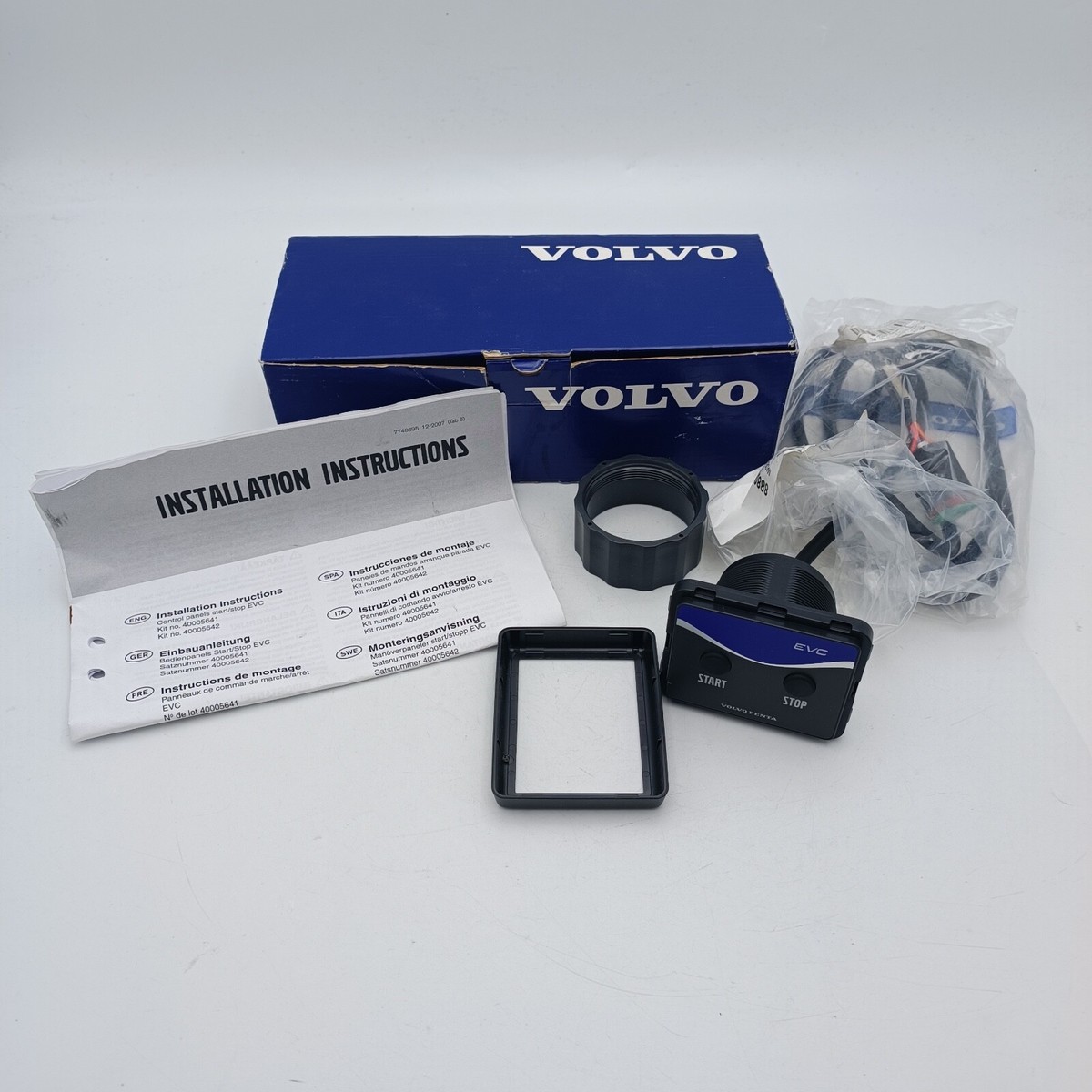 Volvo Penta Start Stop Panel EVC 40005641 888004 | eBay