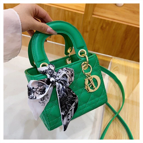 Nuova sciarpa di seta da donna piccola borsa messenger borsa borsetta borsa pendolare UK. - Foto 14 di 30