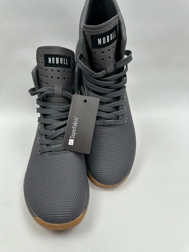 NoBull Outwork High-Top Gum Gym CrossFit Shoes Grey Size Men 7 & Women 8.5 *NEW*
