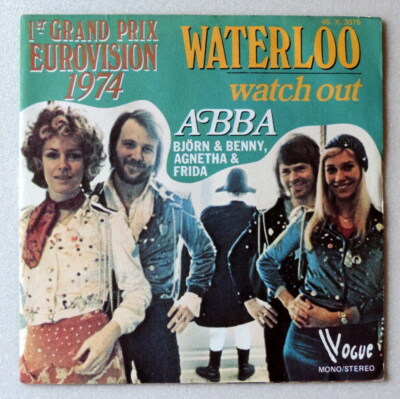 ROCK,POP // ABBA Björn & Benny, Agnetha & Frida WATERLOO (1974) 7''/SP (FR) 