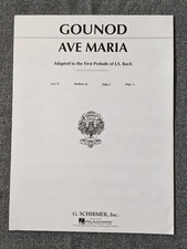 Ave Maria In High F Voice, Charles Gounod  G Schirmer 