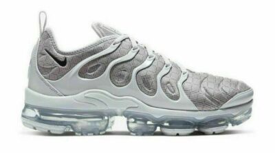 Nike Original Herren Air Vapormax Plus Pure Platinum Schwarz Turnschuhe CT5529 001