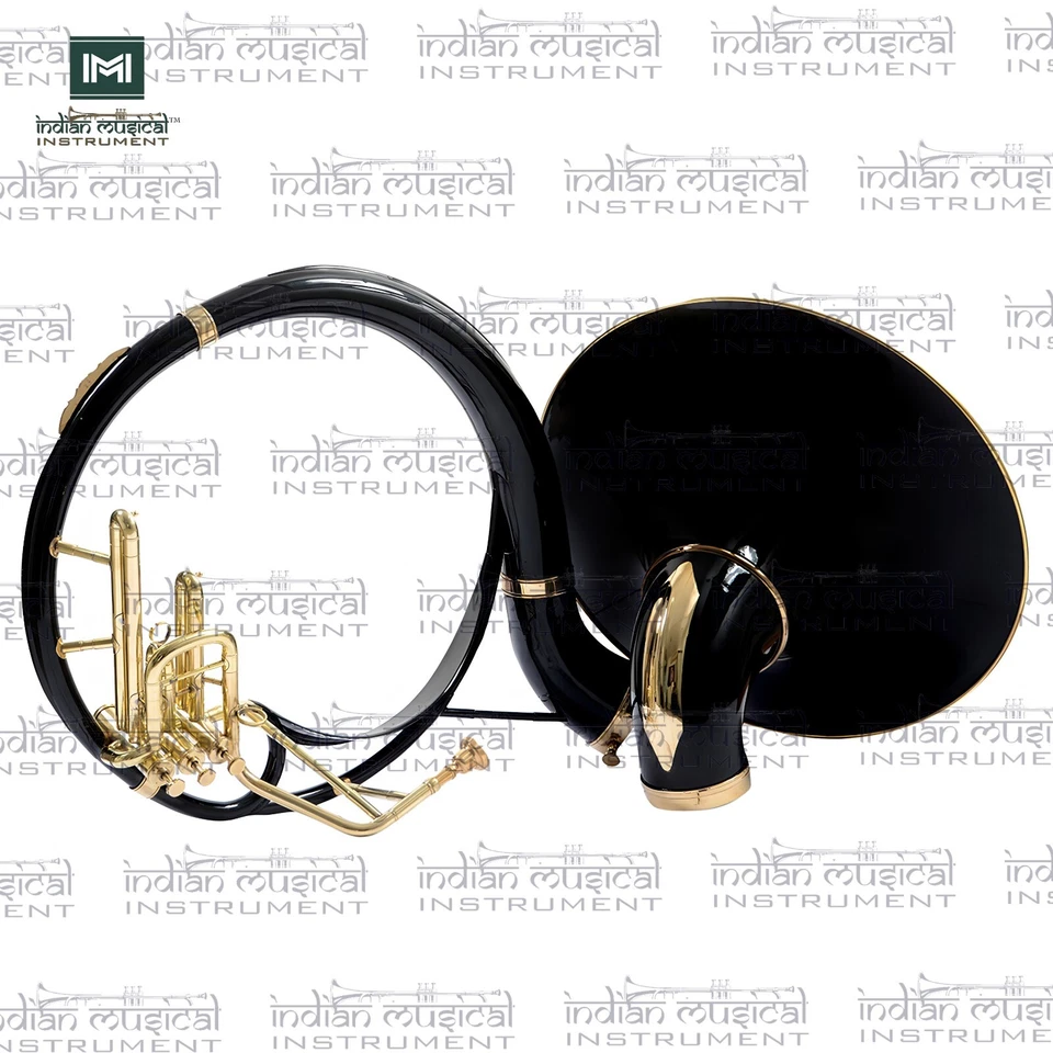 IMI Sousaphone Tuba 22 英寸铃铛带所有配件,包括吹嘴和包。 — 第 2/4 张图片