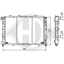 Kühler Wasserkühler Motorkühler für Alfa Romeo 156 Sportwagon 932_ 1.9 JTD