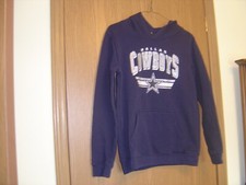 DALLAS COWBOYS YOUTH / Navy / Hooded Sweatshirt / SIZE LARGE