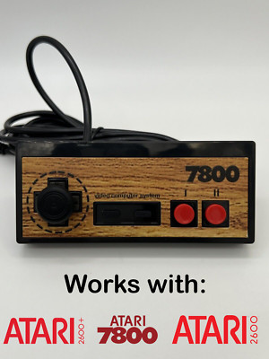 Controller for Atari 7800 Control Pad Gamepad Joystick 2600 2600+ C64 CX78 Wood