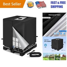 420D Waterproof IBC Tote Cover for 275 Gallon Tanks - Heavy Duty Sun Protection