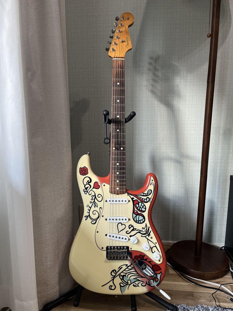 Used Fender Jimi Hendrix Monterey Strat Electric Guitar Red Used Fender Jimi Hendrix Monterey Strat Electric Guitar Red