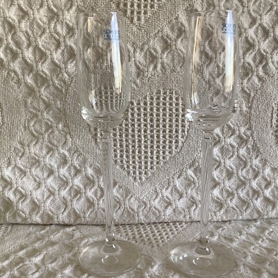 ZWIESEL GLAS Fortissimo Champagne Flutes, Set of 2 NEW x posted
