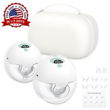 Extractor Leche Portatil Extractor de Leche Manos Libres con Pantalla LCD 3Modos