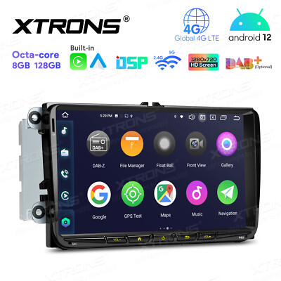 9 Zoll 4G LTE 8-Kern Android 12 8+128GB Autoradio GPS für VW Passat Jetta Golf 