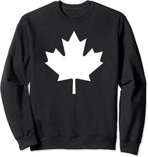 Canadian Flag Maple Leaf Canada Day Canada Lover Gift Unisex Crewneck Sweatshirt