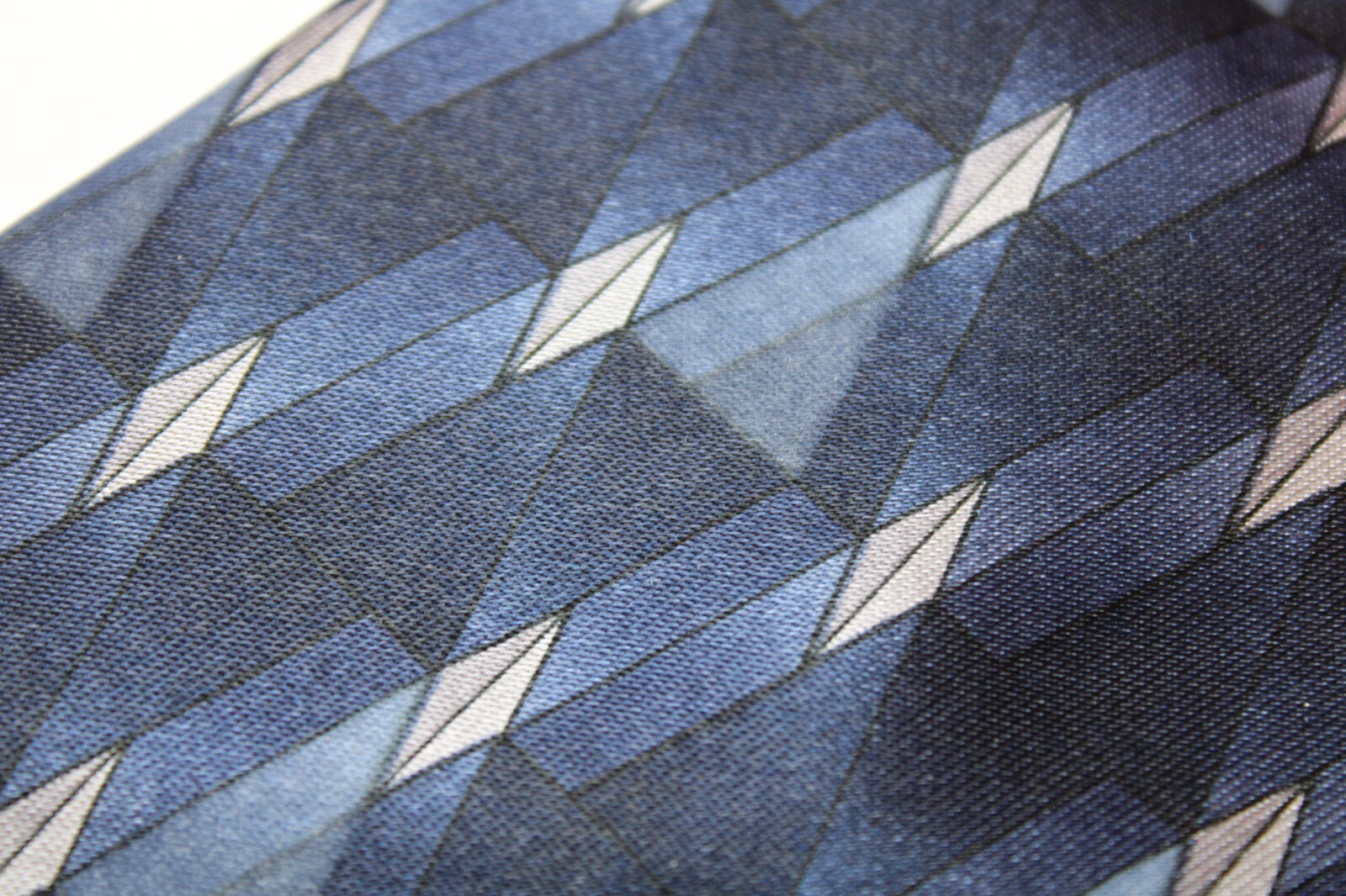 Pretty Stringbeans Navy/Silver Geometric Triangle… - image 4