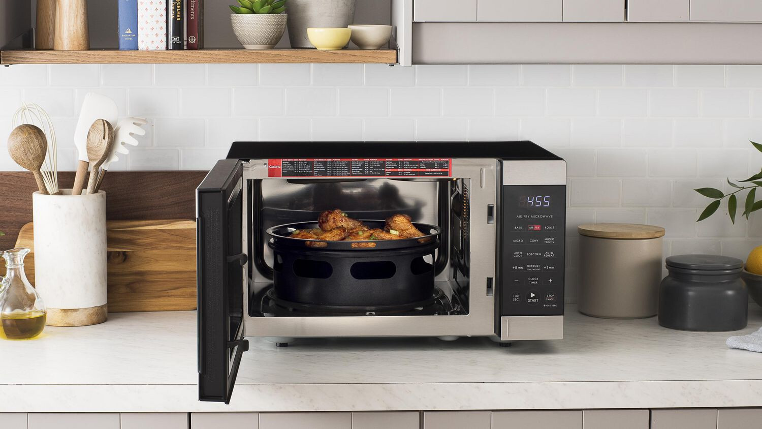 Galanz Microwave Air Fryer New Scratch and Dent from Delivery eBay