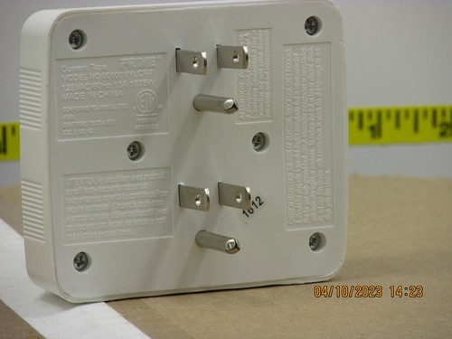 The listing is for:(1)Prime Elec.6-Outlet Wall Tap-White,Model# 001011(YLCT-7)-M - Picture 4 of 5