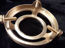 2 &1/4" fitter SOLID CAST brass UNO SHADE HOLDER old bridge, wall , ceiling lamp