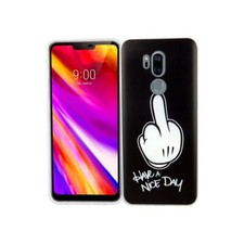 Lg G7 Case Mobile Cover Protection Bag Bumper Shell Black