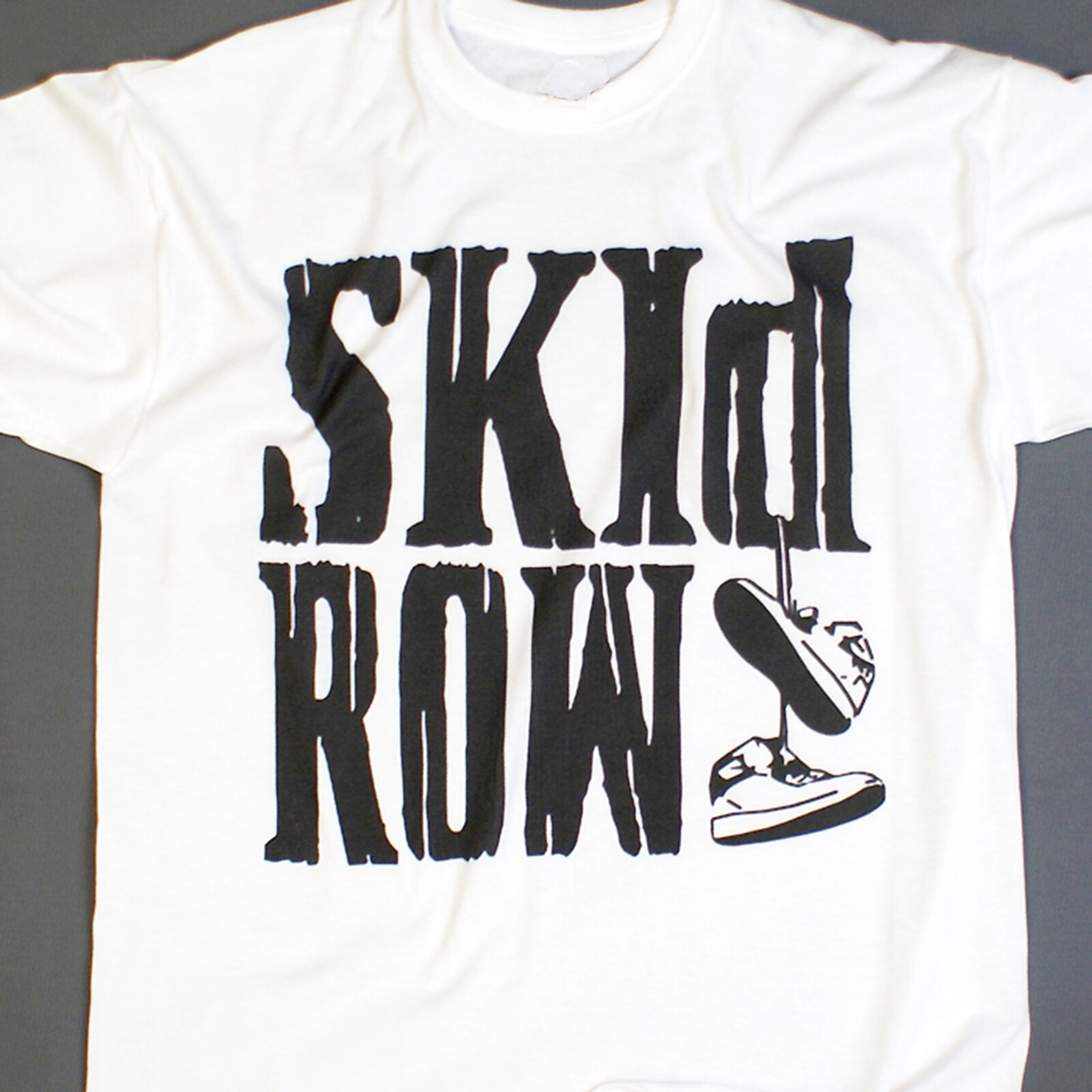 FILA T shirt unisex Skid Row metallo manica corta bianca S 3XL