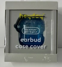 Heyday Earbud Case Cover For Airpods Gen 1 and Gen 2- Blue
