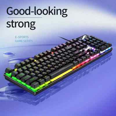 YINDIAO K500 Gaming and Offfice Keyboard Universal USB Wired 