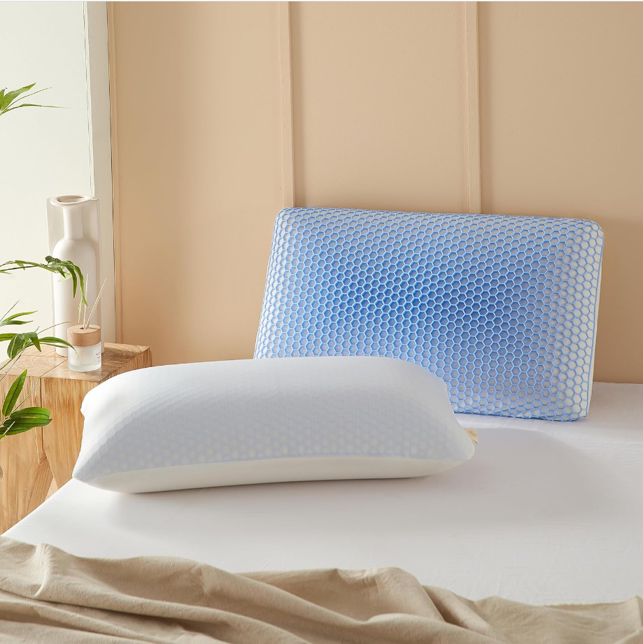 Purple Harmony Pillow Elastic Grid with Natural Latex Core with