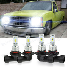 For Chevy Silverado 1994 1995 1996 1997 1998 Led Combo Headlight Kit Bulb 6000k