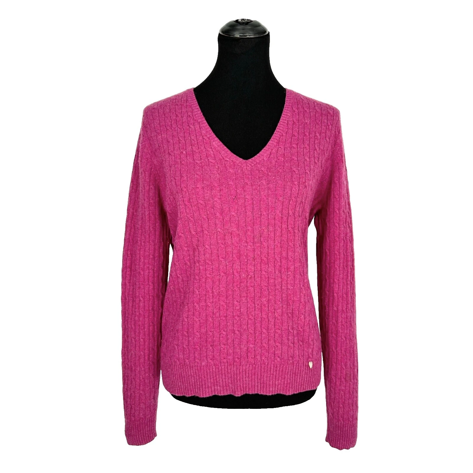 Tweeds V-Neck Regular Size Sweaters for Women