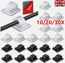 10-30PCS Outdoor Light Clips String Lights Clips With Self Adhesive Hooks UK