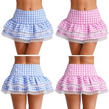 Women's Skirts Rave Skirt Naughty Underskirt Cosplay Miniskirt Micro Dress Maid