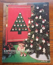 Christmas Miniatures ll - Cross Stitch Patterns  Leaflet #56 1979 Country Crafts