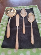 Reed & Barton Silverware Gravy Ladle, Jelly Server, Butter Knife, Serving Spoon