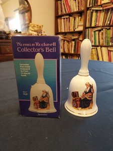 6.25-Inch Genuine Porcelain Norman Rockwell Collector's Bell