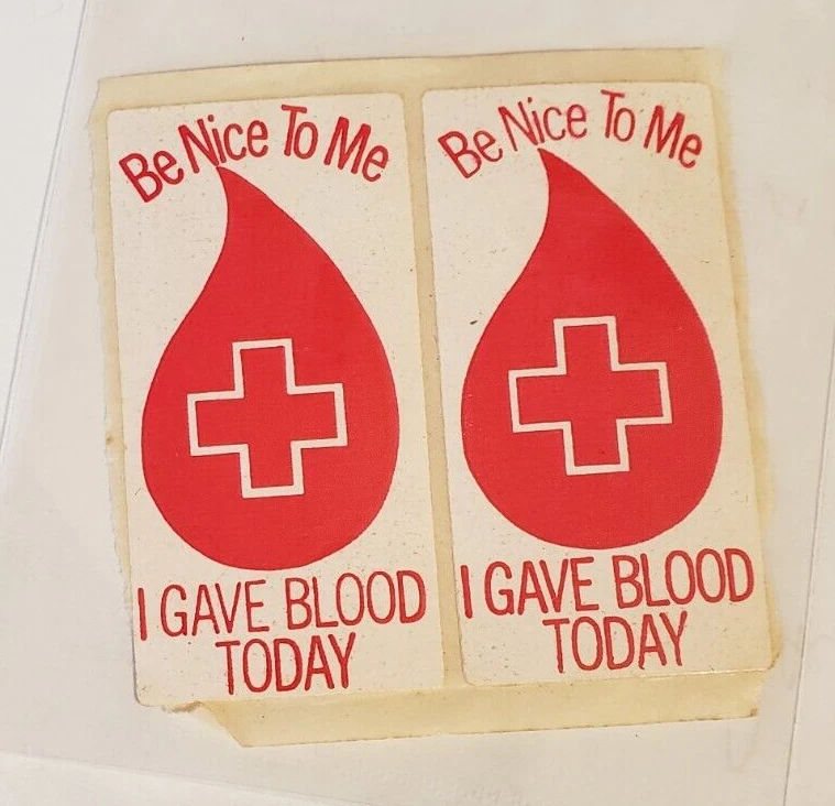 Be Nice To Me I Gave Blood Today