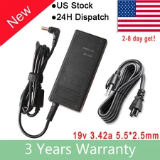 19v 3.42A AC Power Supply 3.42 Amp 19 Volt Adapter Charger LCD Screen 5.5x2.5mm