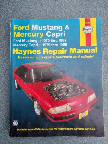 Haynes Repair Manual for 1979 -1993 Ford Mustang & Mercury Capri  # 36050 - Picture 1 of 6