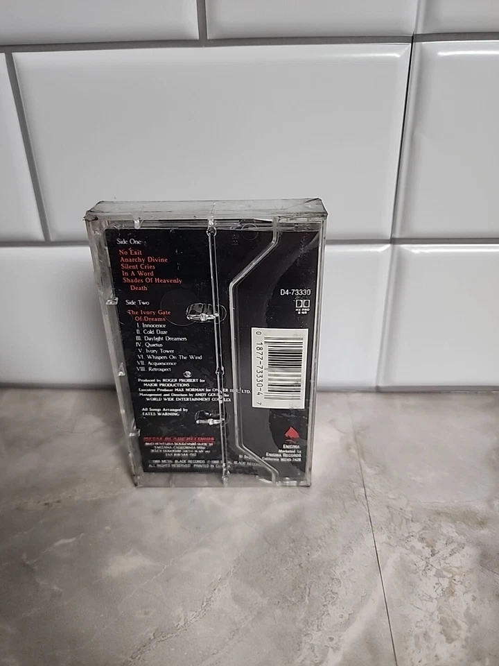 FATES WARNING - NO EXIT 1988 METAL BLADE RECORDS Cassette Tape New - Image 2 of 4