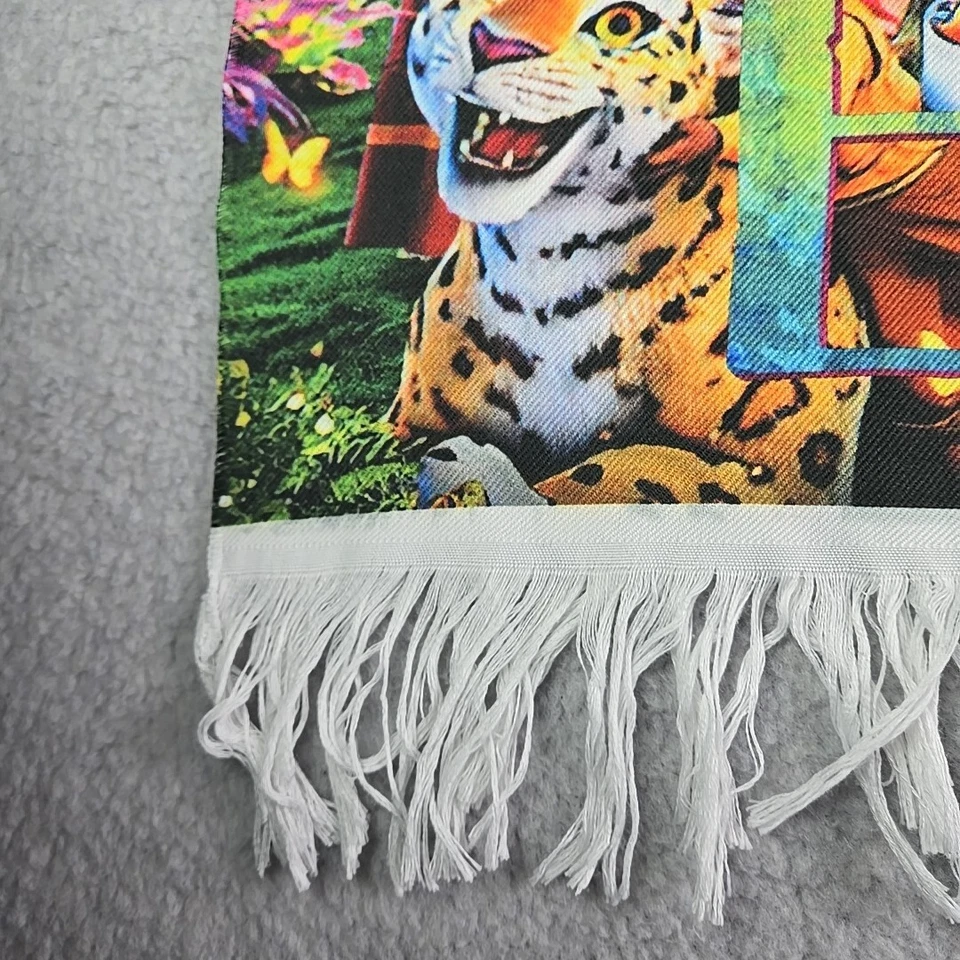 Disney Encanto Poncho One Size Multicolor The Family Madrigal Fringe - Image 4 of 4