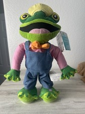 Gemmy FROGZ "My Money Dont Jiggle Jiggle Dancing Singing Frog Plush 2023 Easter