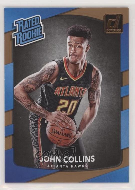 2017-18 Panini Donruss Rated Rookies John Collins #182 00lu