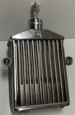 Vtg Rolls Royce Musical Decanter Flask Wind U...